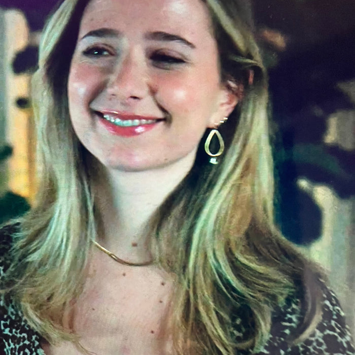 As Seen on The Hunting Party Season 2 episode 12 Elevated Gold Tube Necklace