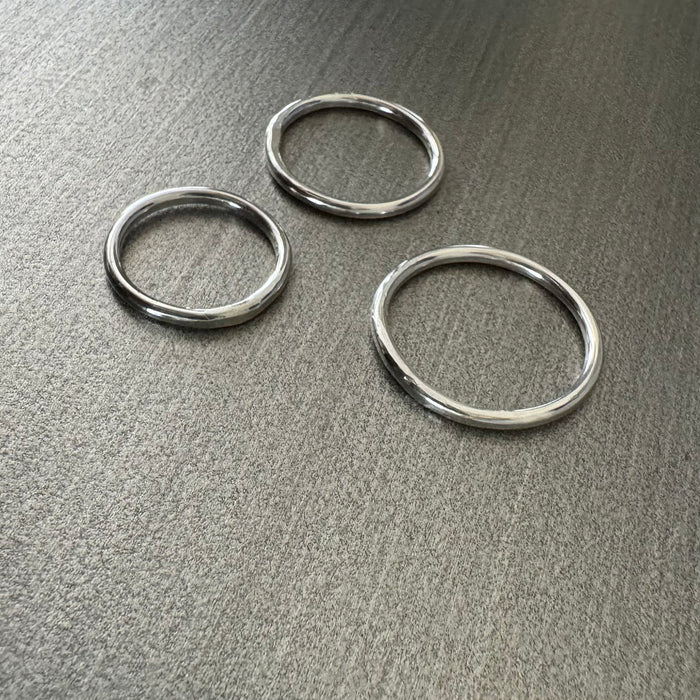 Simple Sterling Silver Rings