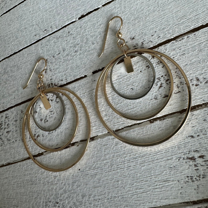 Triple Shot Earrings