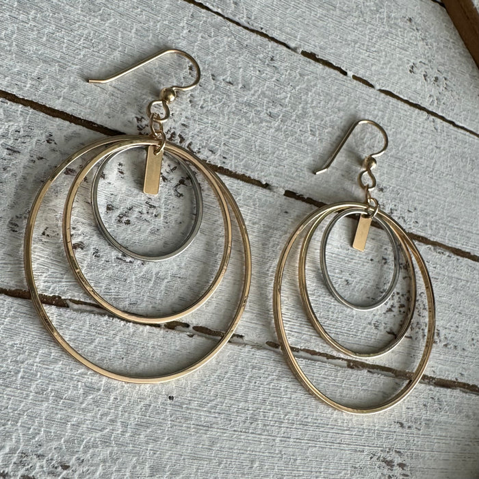 Triple Shot Earrings