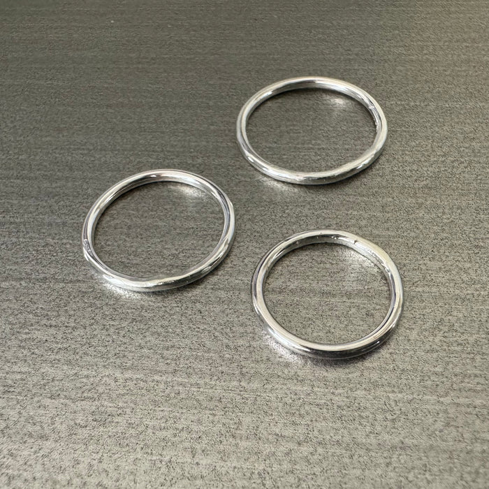 Simple Sterling Silver Rings