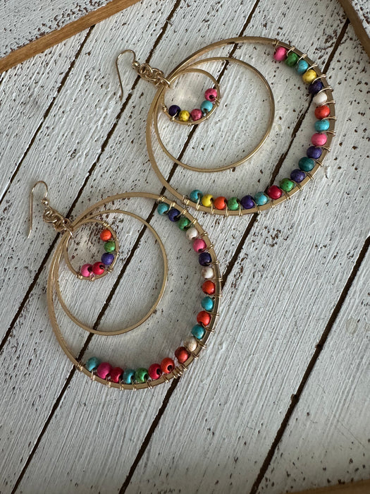 Fun-fetti Statement Earrings