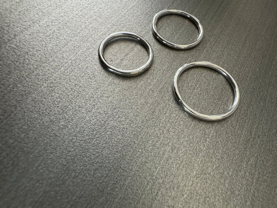 Simple Sterling Silver Rings