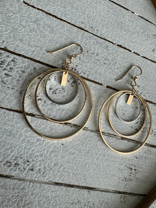 Triple Shot Earrings