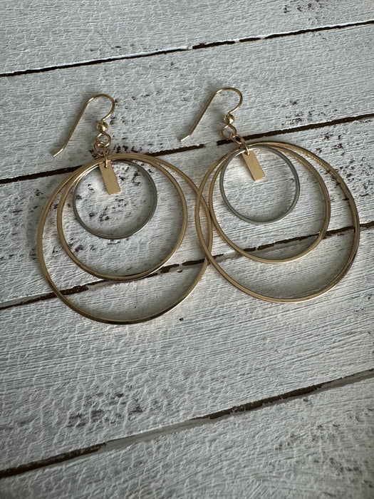 Triple Shot Earrings