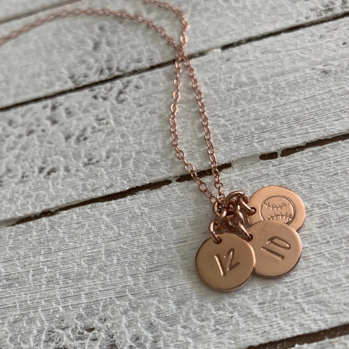 Sport Lovers Team Spirit Necklace in Rose Gold Filled
