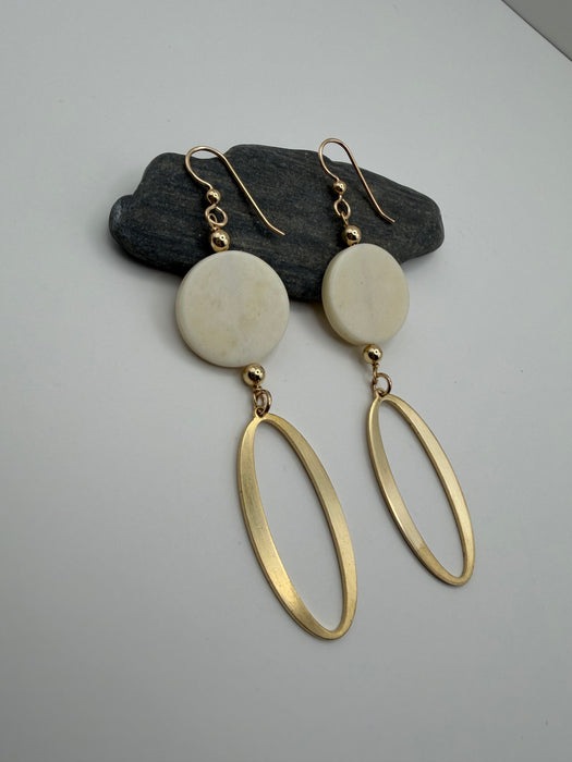Oxbone Statement Earrings