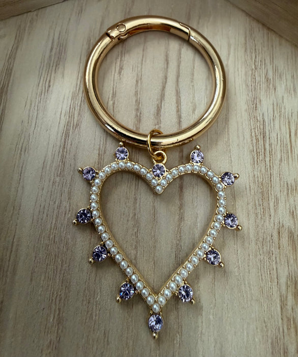 Hearts and Pearls Boot Charm