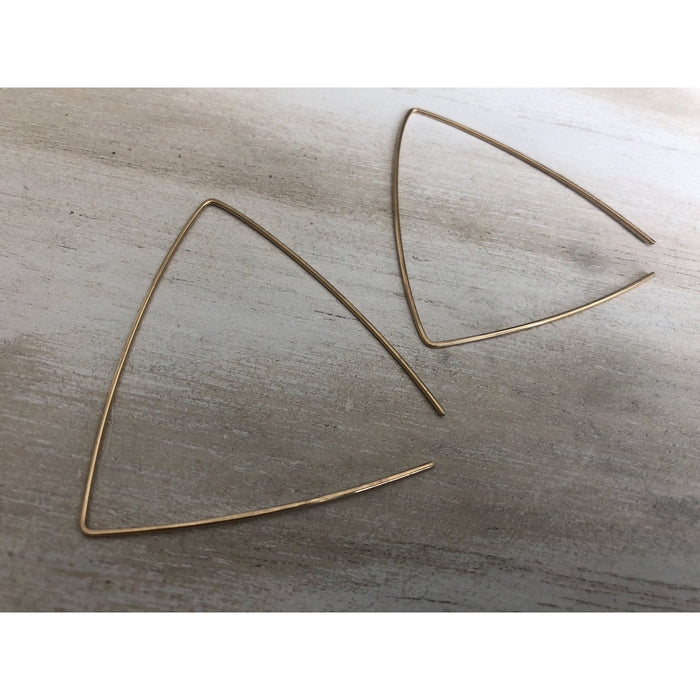 Triangle Threader Earrings