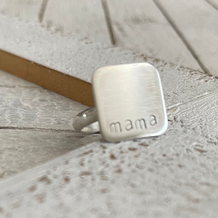 Mama Ring in Sterling Silver