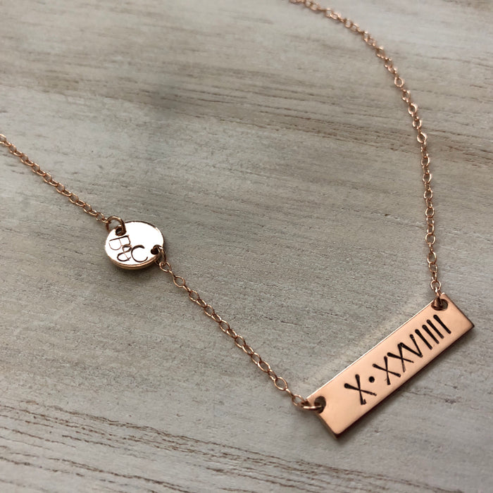Me + You = Forever in Rose Gold