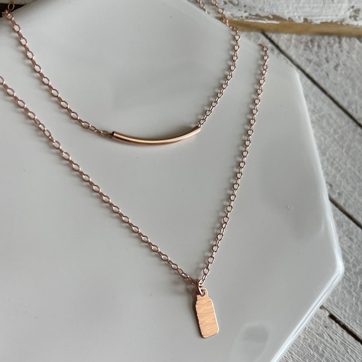 Boutique, Accessories, 4k Gold Plated Pendant Necklace Simple Cute  Necklaces For Women Dainty Layered