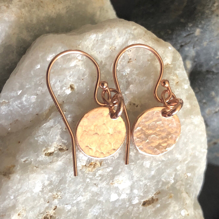 Rose Gold Drop Earrings