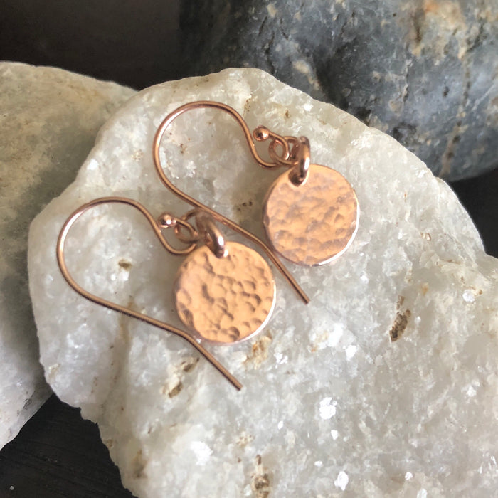 Rose Gold Drop Earrings