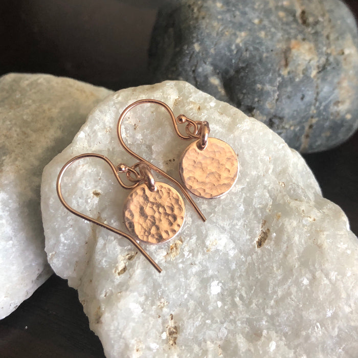 Rose Gold Drop Earrings